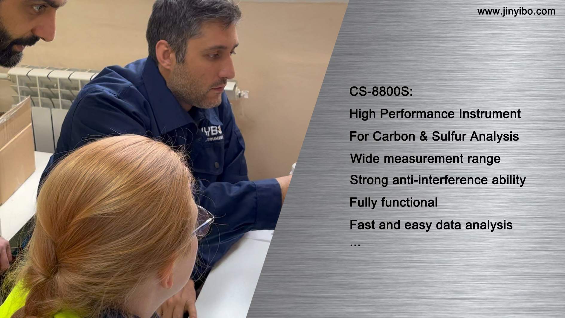 جهاز تحليل الكربون والكبريت بالأشعة تحت الحمراء عالي التردد CS-8800S