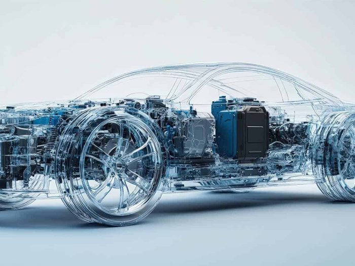 مكونات السيارات الكهربائية والوقود