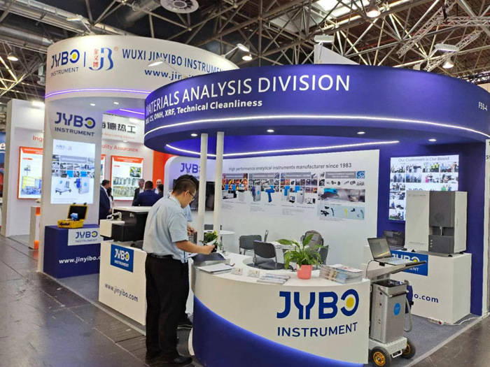 عرضت شركة Jinyibo Instrument معدات موثوقة لتحليل المواد في GIFA 2023